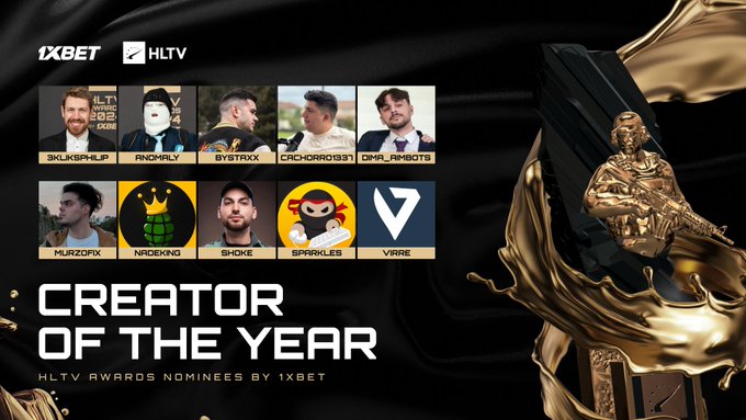 HLTV Awards 2025 Creator of the Year Nominees