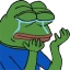 PepeHands Twitch emote